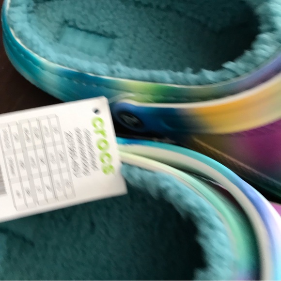 Mens Fully Lined Tie-Dye Classic Crocs Clogs NWT - Picture 5 of 7